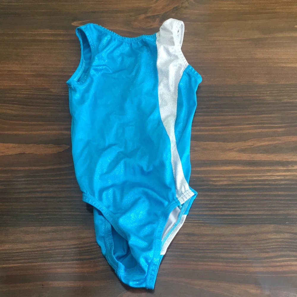 Sparkly Blue Leotard for Girls